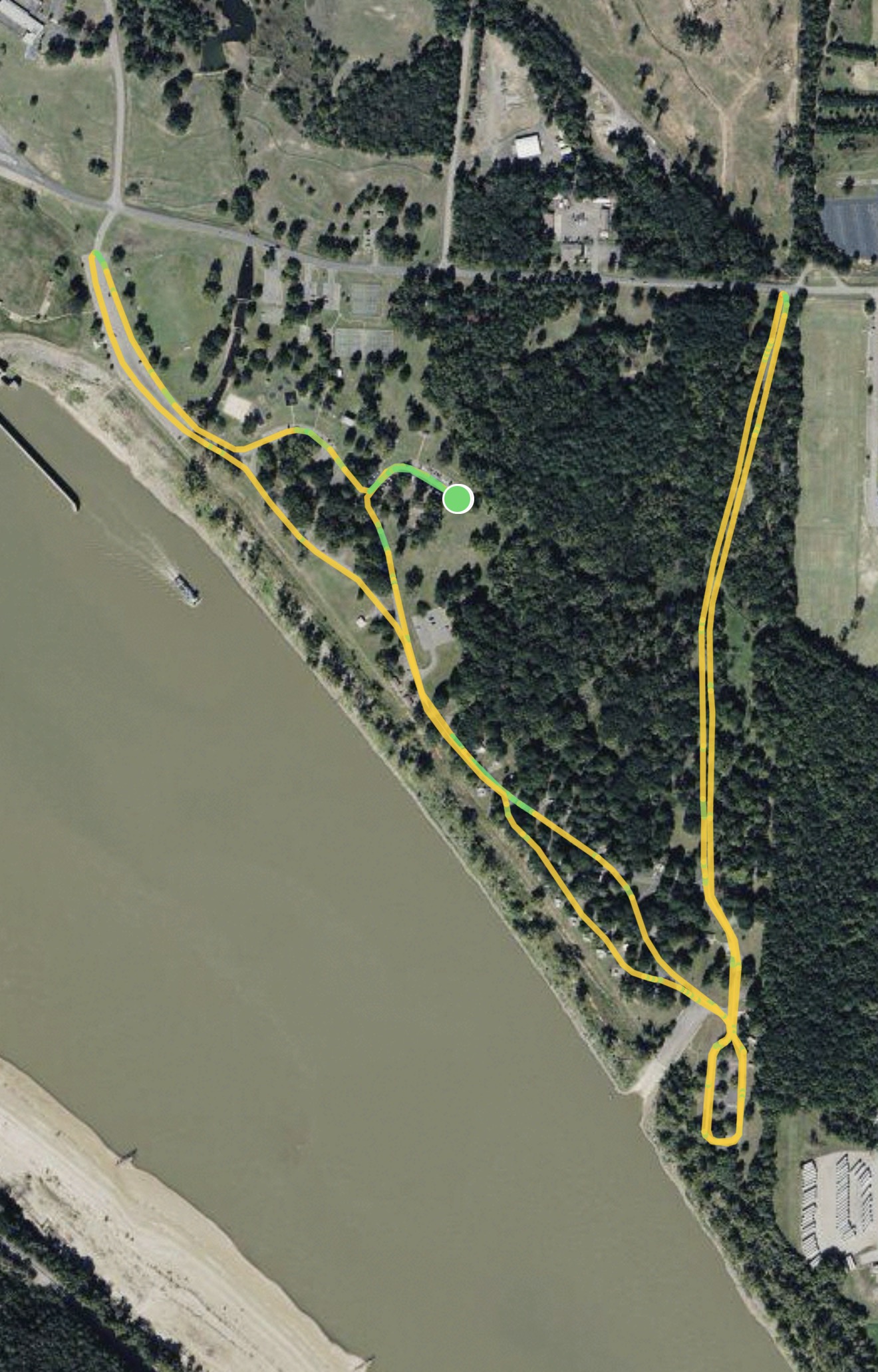 Course map for Home Run 5k